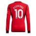 Manchester United Marcus Rashford #10 Hemma matchtröja 2023-24 Långärmad Billigt